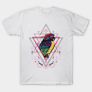 Parrot Sacred Geometry T-Shirt